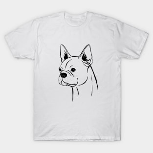 Boston Terrier (Black and White) T-Shirt